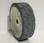 Exmile 12X4 Wheel A2412020489 Solid Pneumatic Forklift Tire Non-marking Tread. Fixed Price $59.99.