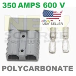 SB350 2/0 Forklift Battery Connector Gray + Tips Replaces AM6320G1. Fixed Price $16.50.