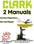 Clark 15X Order Selector Forklift Operators Service Repair Manual Pdf On Usb. Fixed Price $40.00.