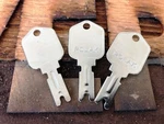 3 Keys Fits Forklift Clark Yale Daewoo Gradall Jlg Hyster Cat Skytrac Polak 166. Fixed Price $6.89.