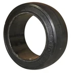 (qty 2) 16X6X10.5 Forklift Tire Press-on Black Smooth. Fixed Price $489.99.