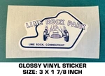 Lime Rock Park Circuit Glossy Vinyl Decal Sticker - Race Track Vintage Scca. Fixed Price $5.81.