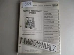 Clark Forklift C20BS Quick Reference Guide Manual. Fixed Price $106.72.