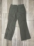 Gap Wide Leg Linen Pants Womens Size High Rise Olive Green 29X29 Fast Shipping. Fixed Price $31.99.