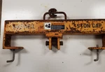 Caldwell Swivel Hook Welded Steel Forklift Lifting Beam 10,000 Lbs Cap. 10-5-24. Fixed Price $400.00.