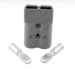 Part # 195293 Fits Hyster Battery Connector (350 Amp Series) (gray) (36V) (2/0). Fixed Price $59.00.