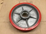 1) Pallet Jack Steer Wheel Assy Ultra-poly Aluminum Rm. 820-1-B Hub 2.3 #816M29. Fixed Price $59.99.