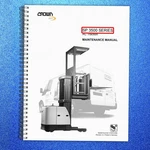 Crown Sp 3500 Series Maintenance Manual - Steel Wire Bound Tough Covering. Fixed Price $47.58.