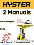 Hyster Forklift Order Picker (A186) R30CH Service Repair Parts Manual Pdf Usb. Fixed Price $59.99.