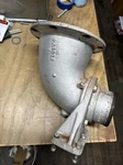 Genuine Caterpillar 5L-3824 Exhaust, Elbow, Base Set 5L-3841, 5L-9738 JS2003. Fixed Price $325.00.