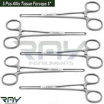 X5 Allis Tissue Forceps 6" Surgical Clamp Gyneclogy Instruments Stainless Steel. Fixed Price $29.99.