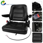Universal Pvc Forklift Seat Safety Belt Armrest Adjustable Excavator Tractor. Fixed Price $80.71.