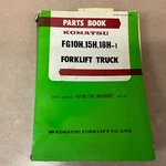 Komatsu FG10H FG15H FG18H-1 Parts Manual Book Catalog List Fork Lift Truck Guide. Fixed Price $69.99.