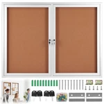 Enclosed Bulletin Board With Locking Outdoor Aluminum Frame. Fixed Price $265.29.