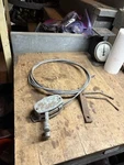 Vintage Cable Winch Lift Hoist Towing Truck Handles Lever Control C400 Parts. Fixed Price $99.99.