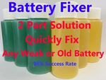 Forklift Battery Repair Liquid Solution- 48 Volt (24 Bottles) Deka Crown Hyster. Fixed Price $55.87.