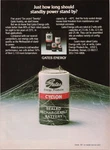Gates Energy Cyclon Sealed Rechargeable Battery Vintage Print Ad. Fixed Price $14.77.