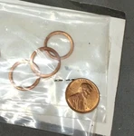 (3) 580017695 Yale Copper Sealing Washer M14 0.59" I.d., 0.69"O.D., .05" Wide. Fixed Price $12.50.