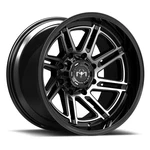Set 4: Motiv Offroad 425MB Millennium 22X10 6X135/6X5.5" -12MM Black Wheel. Fixed Price $675.00.