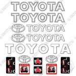 Fits Toyota 7FGCU45 Forklift Decal Kit - Year Outdoor 3M Vinyl!. Fixed Price $99.95.