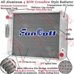 Row Aluminum Radiator Hyster Yale Forklift H45-65XM 1337002, 580000164. Fixed Price $299.00.