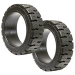 (2) 14X4-1/2X8 14X4.5X8 Wide Track Solid Forklift Press-on Traction Tire R710. Fixed Price $250.99.