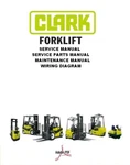 Clark-forklift-service Manual-parts Manual-wiring Diagram. Fixed Price $85.00.