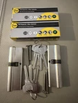 Yale Superior Euro Cylinders X2 Keyed Alike 40/55MM (95MM) KM3550-NP-KA. Fixed Price $20.14.