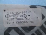 Crown Lift 076924-010 Amp Fuse (buss ALS-300). Fixed Price $14.99.