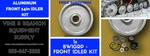 X Alloy Greaseable 14 Inch Front Idler Kit RC50 / RC60 PT50 PT60. Fixed Price $277.00.