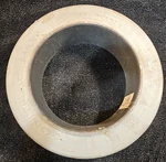 (qty 1) Unitrac Max 18X6X12-1/8 (457/152-308) Press-on Smooth Forklift Tire. Fixed Price $154.97.