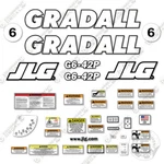 Fits Jlg G6-42P Decal Kit Gradall Telehandler Sticker Set 7 Year Vinyl!. Fixed Price $224.95.