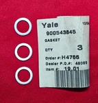 3X Yale 900543845 Forklift Drain Plug Gasket, 9/16" Id 25/32"OD Lot Of - New. Fixed Price $9.99.