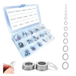 320PCS Flat Assortment Kit, 15 Different Sizes Shim Washers M3 M20, Thick. Fixed Price $17.96.