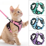 Cat Harness And Leash Escape Proof Soft Adjustable Vest Breathable Reflective. Fixed Price $19.98.