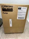 Dayton 6PY39 Diaphragm Pump 1/2" Polypropylene Body/ptfe Nib. Fixed Price $600.00.