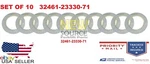 32461-23330-71 32461-23630-71 Set Of 10 Friction Plates Toyota Forklift. Fixed Price $95.00.
