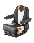 Vevor Universal Forklift Seat Fold Down Tractor Suspension Chair Adjustable. Fixed Price $349.99.