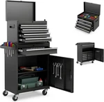 Goplus Chest, 5 Drawers Rolling Cabinet With Detachable Top Toolbox. Fixed Price $167.40.