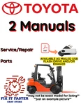 Toyota Forklift 5FBCU20 Service Repair Parts Manual Pdf File On Usb. Fixed Price $50.00.