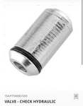 Yale, Hyster Forklift 580067209 Valve - Check Hydraulic (new). Fixed Price $69.00.