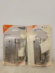 New 2-PACK Lot National Hardware N351-023 4" Spring Hinge Steel Satin Nickel. Fixed Price $21.00.