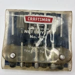 Sears Craftsman Usa Crown Logo Sae 7PC Nut Driver Set 4196 Circle Rare. Fixed Price $44.87.