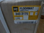 New Oem Caterpillar 3433175 Floor Mat 343-3175. Fixed Price $232.00.