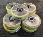 (qty 9) Superior Tire & Rubber Corp Poly Load Wheel L500688R X 1.753 In. Fixed Price $289.00.