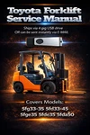 Toyota Forklift 5FG33-35 5FD33-45 5FGE35 5FDE35 5FDA50 Service Repair Manual. Fixed Price $13.99.