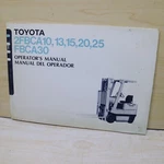 Toyota 2FBCA10 2FBCA13 2FBCA15 2FBCA20 2FBCA25 2FBCA30 Forklift Operator Manual. Fixed Price $75.00.