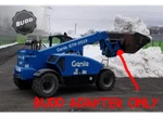 Budd Genie GTH-5519 Terex TX51-19 TX55-19 TX66-41 Adapter Skid Steer Quick Tach. Fixed Price $2425.00.
