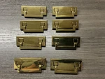 8 Vintage Keeler Brass N-15517 Campaign Drawer Handle Pull Drexel Pavillion (37. Fixed Price $45.00.