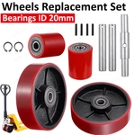 20MM Id Bearings Steer Pallet Jack Truck Wheels Replacement Kit Load. Fixed Price $64.91.